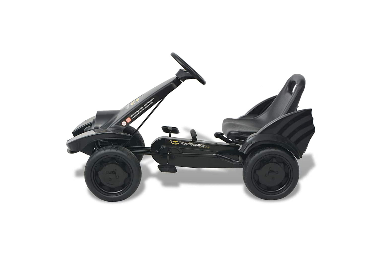 Vidaxl Pedal Go Kart With Adjustable Seat Black-3