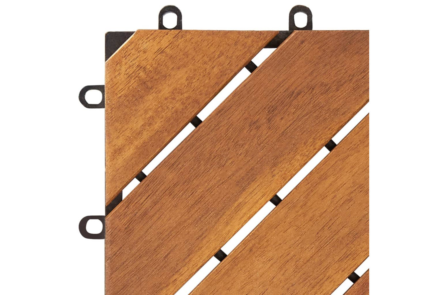 vidaXL 310120 Decking Tiles 10 Pcs 30x30cm Solid Acacia Woo-5