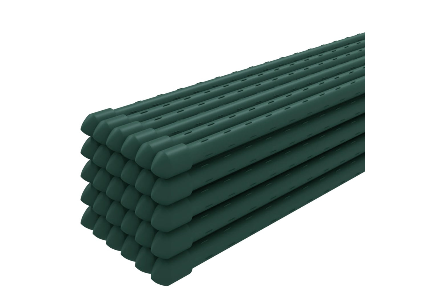 vidaXL 319367 Garden Plant Stakes 30 Pcs Green 60cm Steel-2