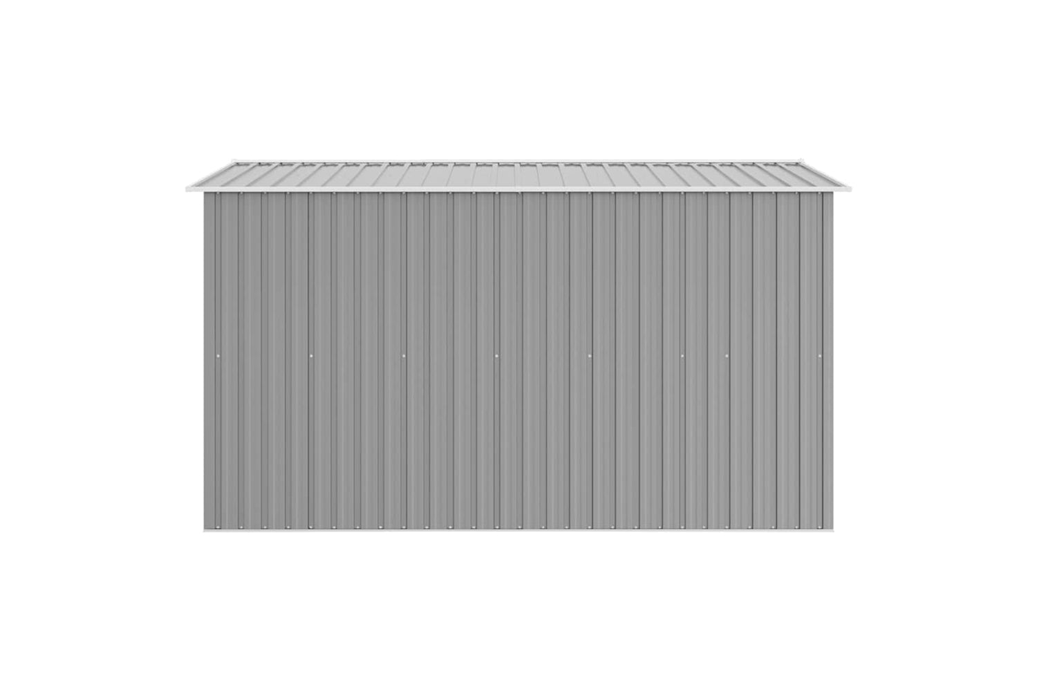 vidaXL 143341 Garden Shed 257x298x178cm Metal Grey-6