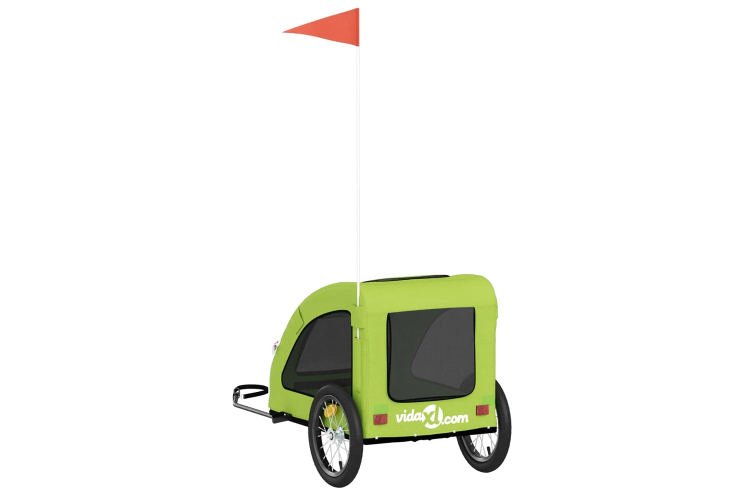 Vidaxl 93962 Pet Bike Trailer Green Oxford Fabric And Iron-7