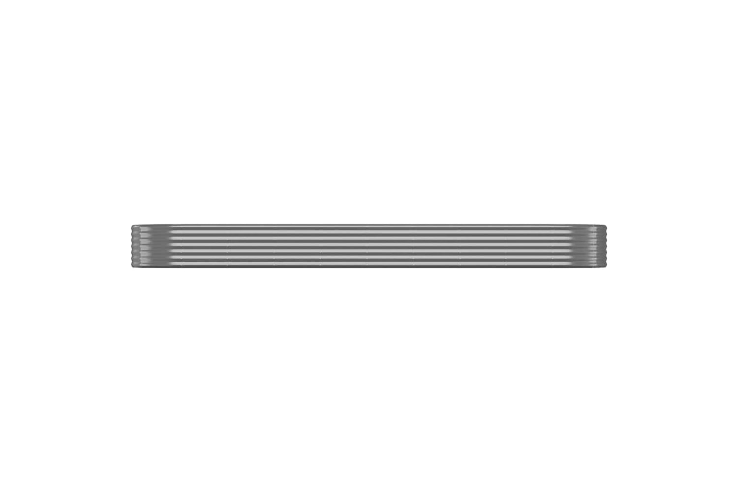 vidaXL 319006 Garden Raised Bed Powder-coated Steel 396x100x36cm Anthracite-2