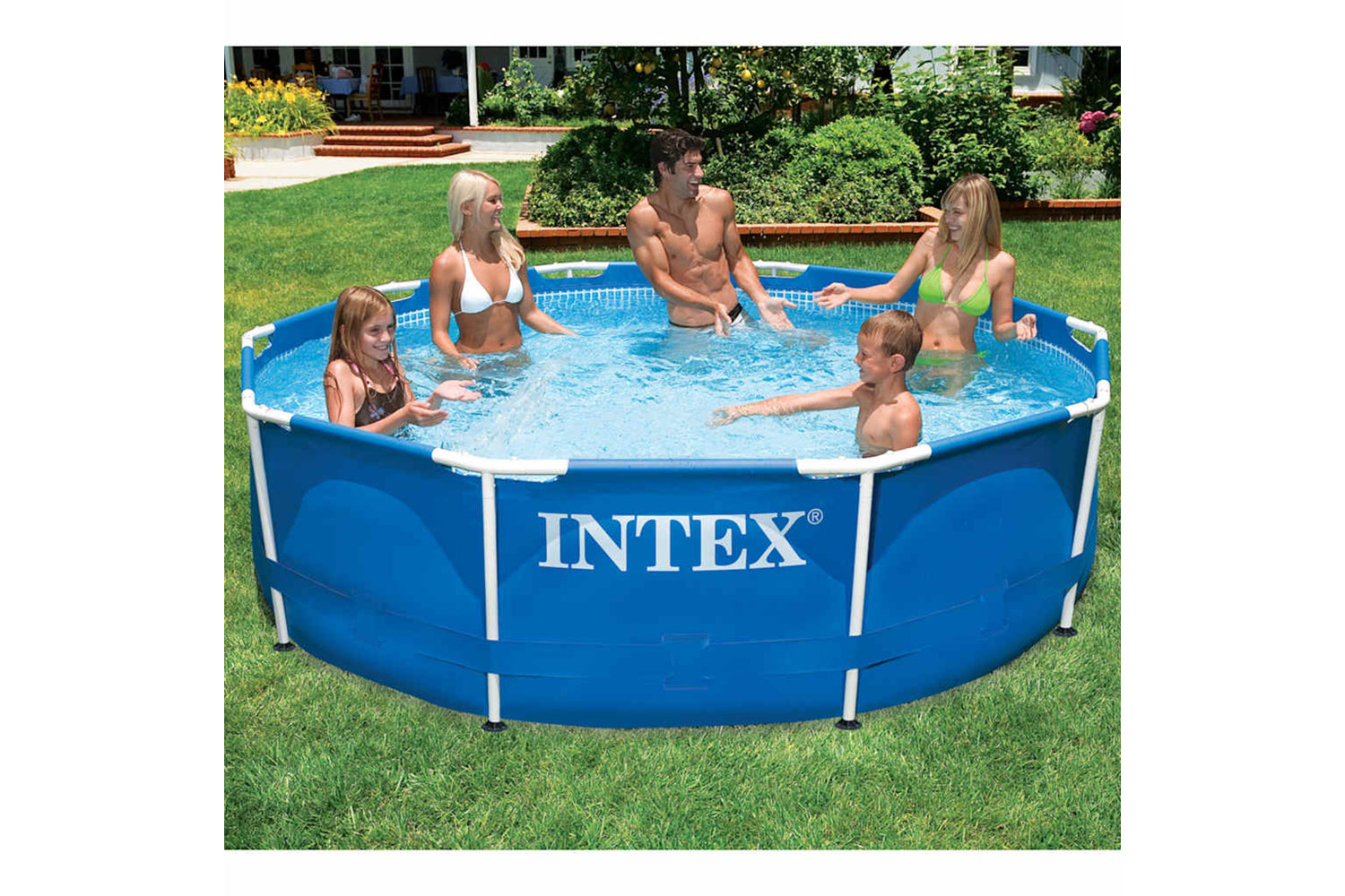 Intex 91484 Intex Swimming Pool Metal Frame 305x76 Cm 28200np-5