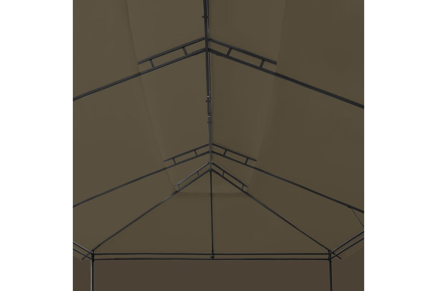 vidaXL 312247 Gazebo With Curtains 600x298x270cm Taupe 180 G/mÂ²-7