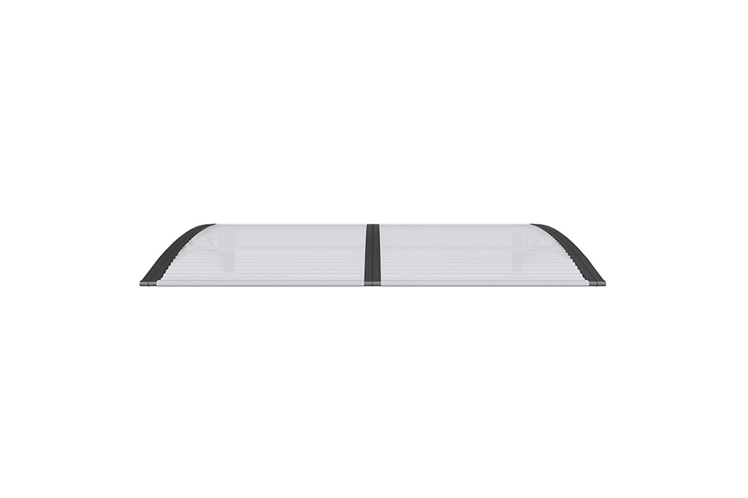 vidaXL Door Canopy Black 150x100cm Polycarbonate-3