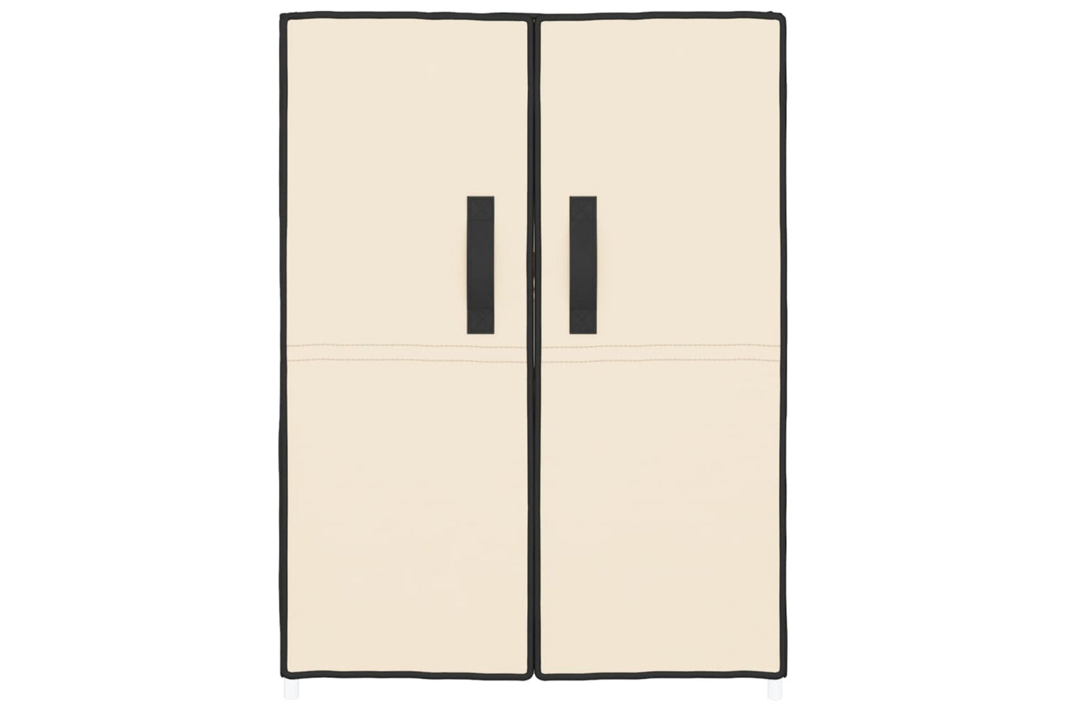 vidaXL 337263 Shoe Cabinet Cream 60x28x90cm Fabric-2