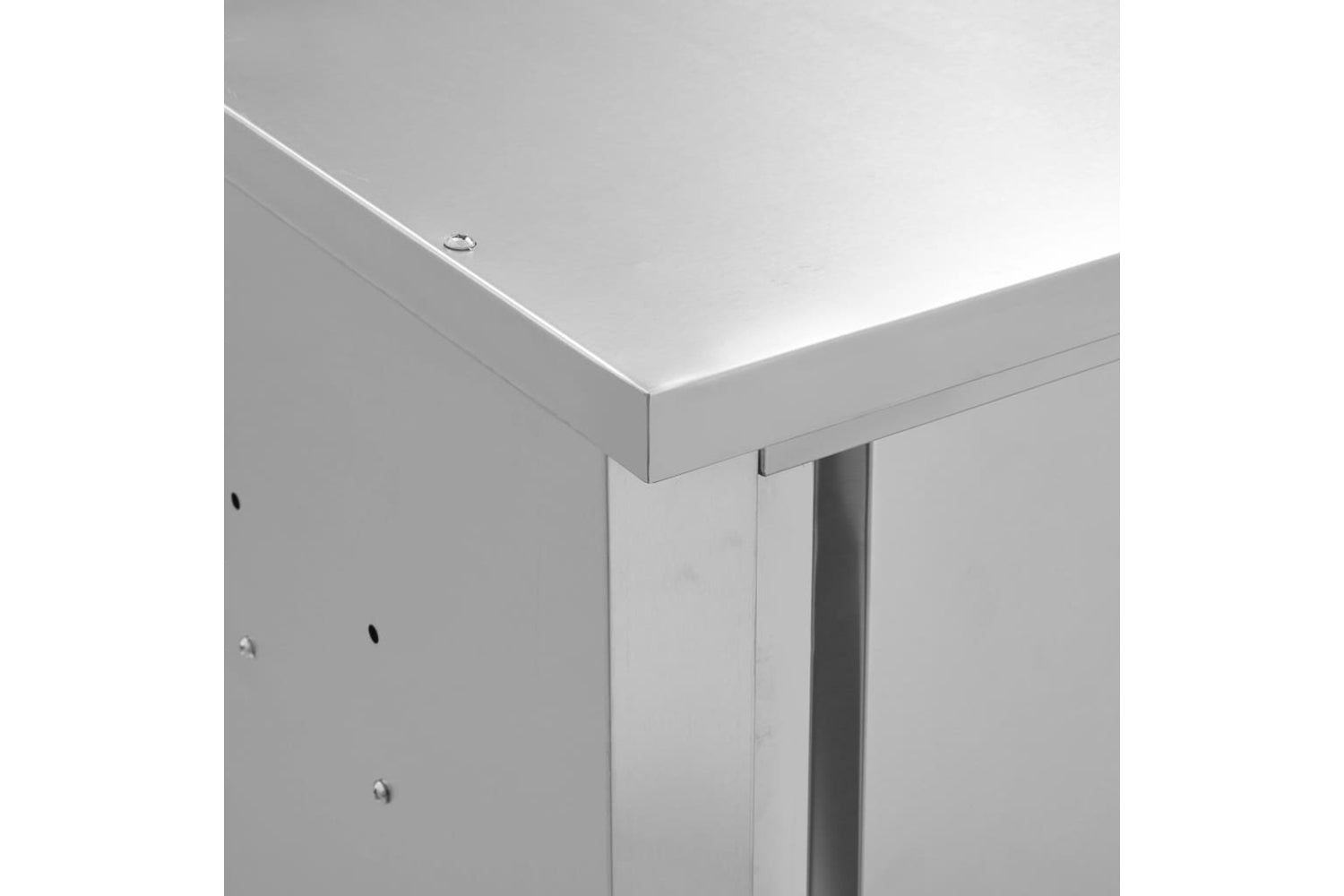 vidaXL 51053 Kitchen Wall Cabinet With Sliding Doors 120x40x50cm Stainless Steel-7