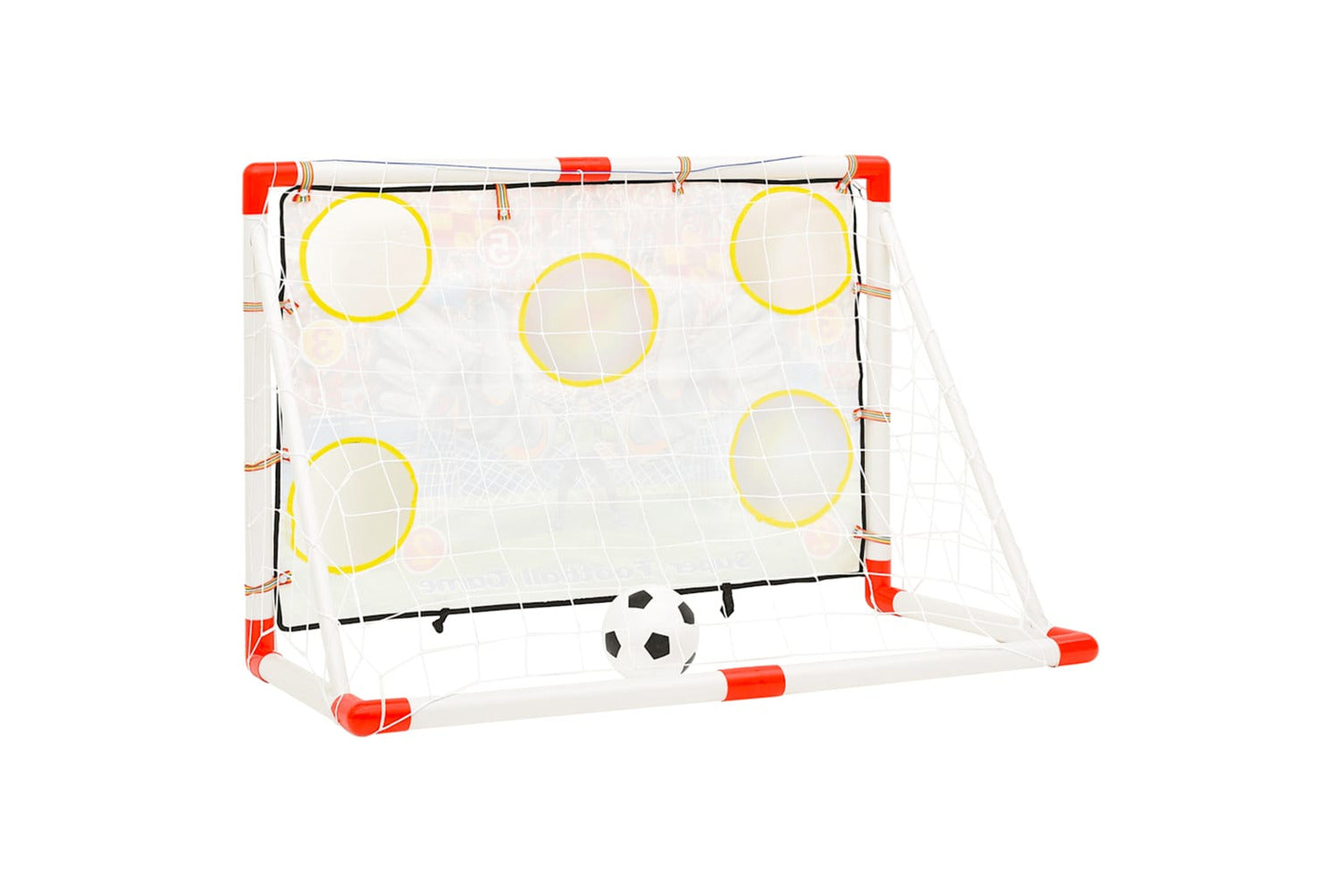 Vidaxl Children Football Goal Set With Goal Wall 120x51x77.5 Cm-6