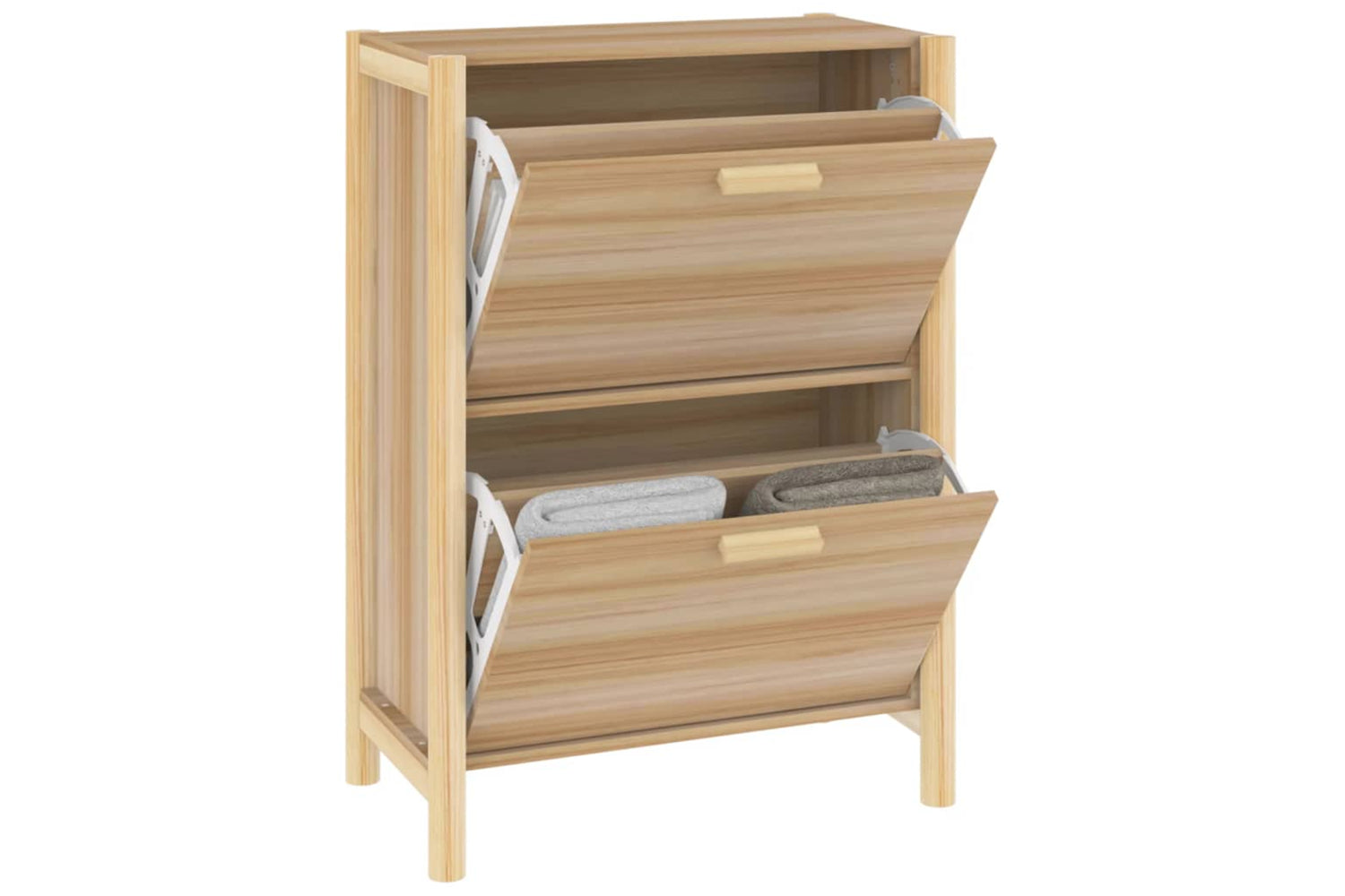 vidaXL 345686 Shoe Cabinet 57.5x33x80cm Engineered Wood-4