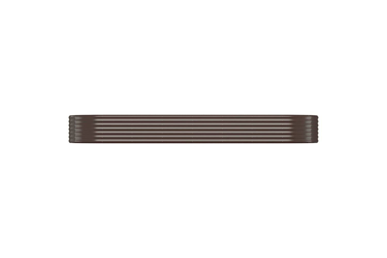 vidaXL 319000 Garden Raised Bed Powder-coated Steel 322x100x36cm Brown-2