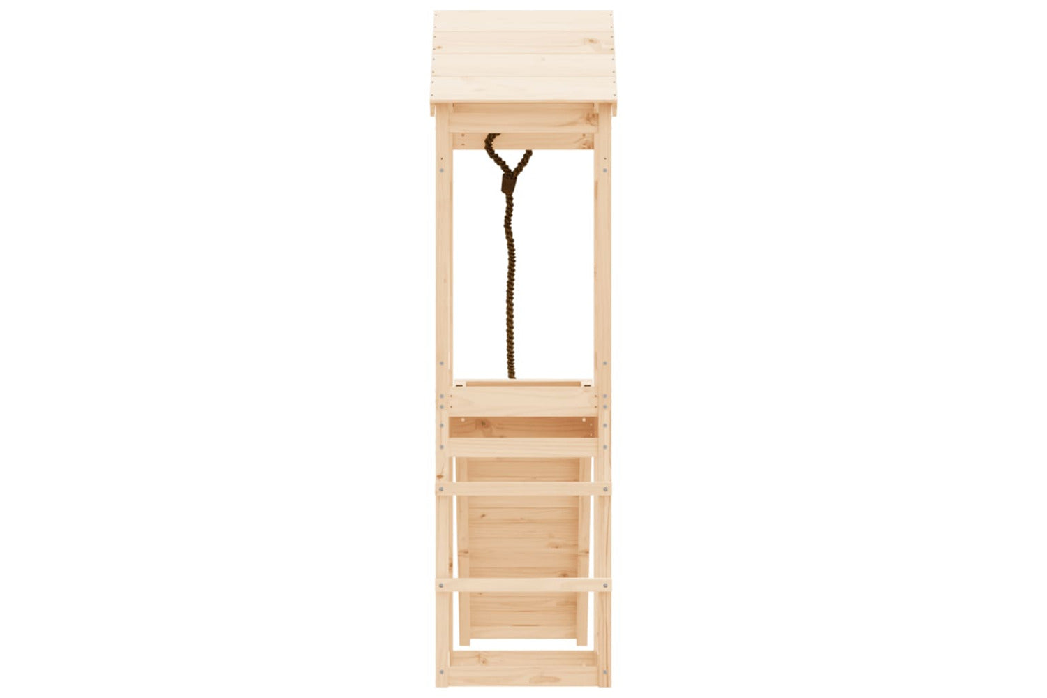 Vidaxl 3155810 Playhouse With Climbing Wall Solid Wood Pine-7