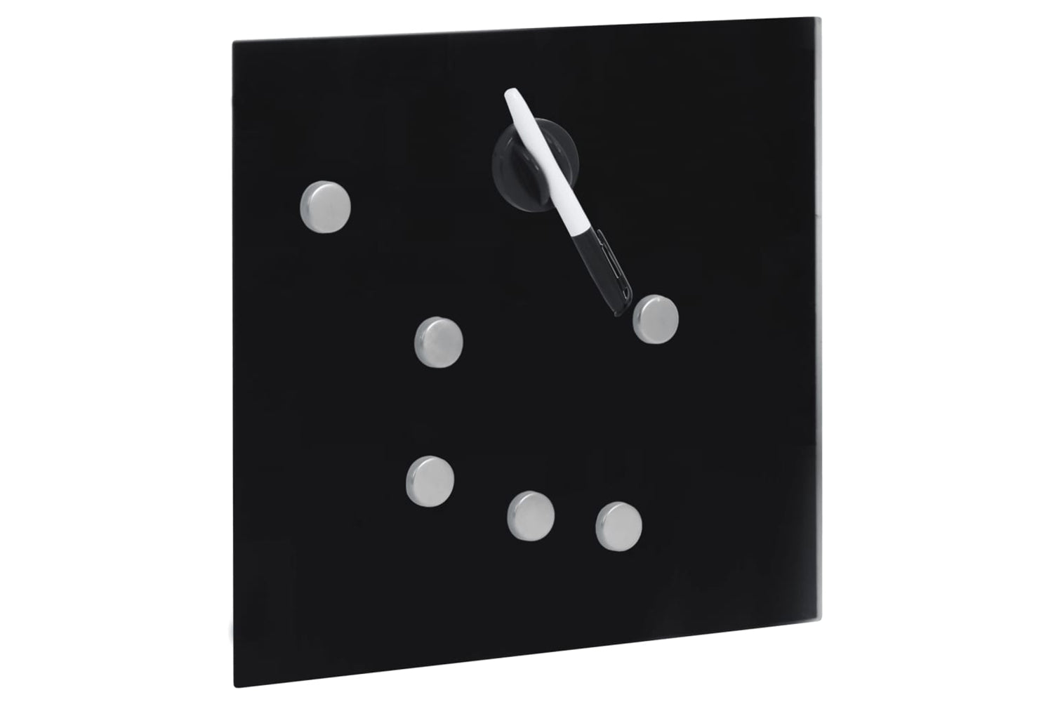 Vidaxl Key Box With Magnetic Board Black 35x35x5.5 Cm-5