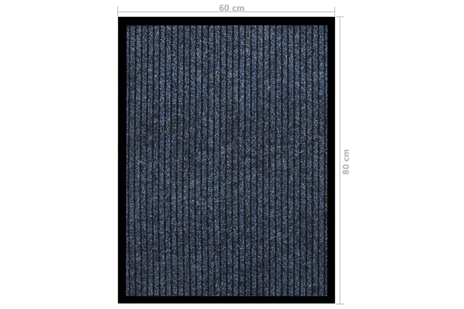 vidaXL 331611 Doormat Striped Blue 60x80cm-6