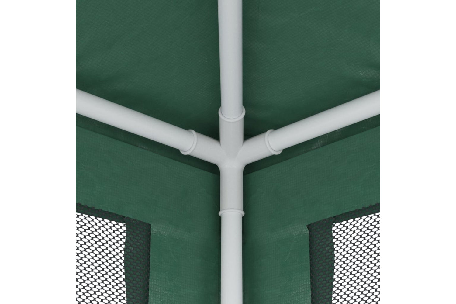 Vidaxl 319248 Party Tent With 10 Mesh Sidewalls Green 3x12 M Hdpe-5