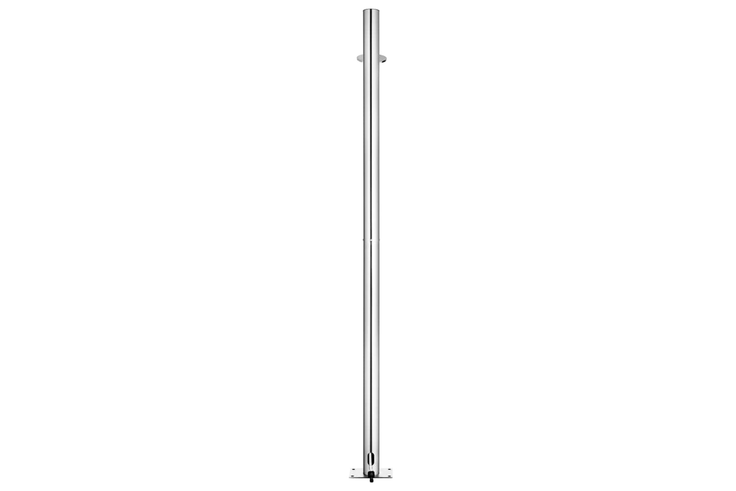 vidaXL 3070788 Garden Shower With Brown Base 220cm Stainless Steel-6