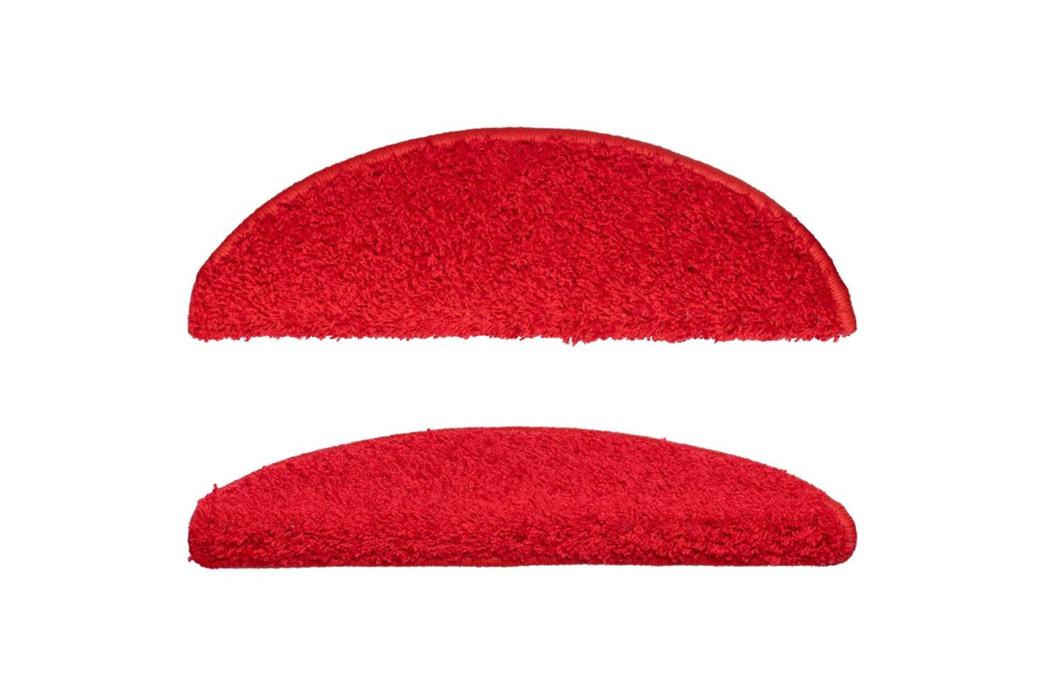 vidaXL 149797 Stair Mats 10 Pcs 56x17x3cm Red-3