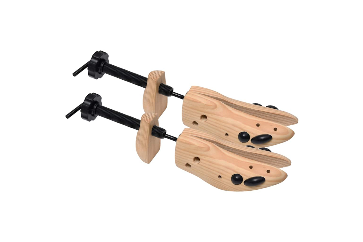 Vidaxl 30170 Shoe Trees Size 36-40 Solid Pine Wood-3