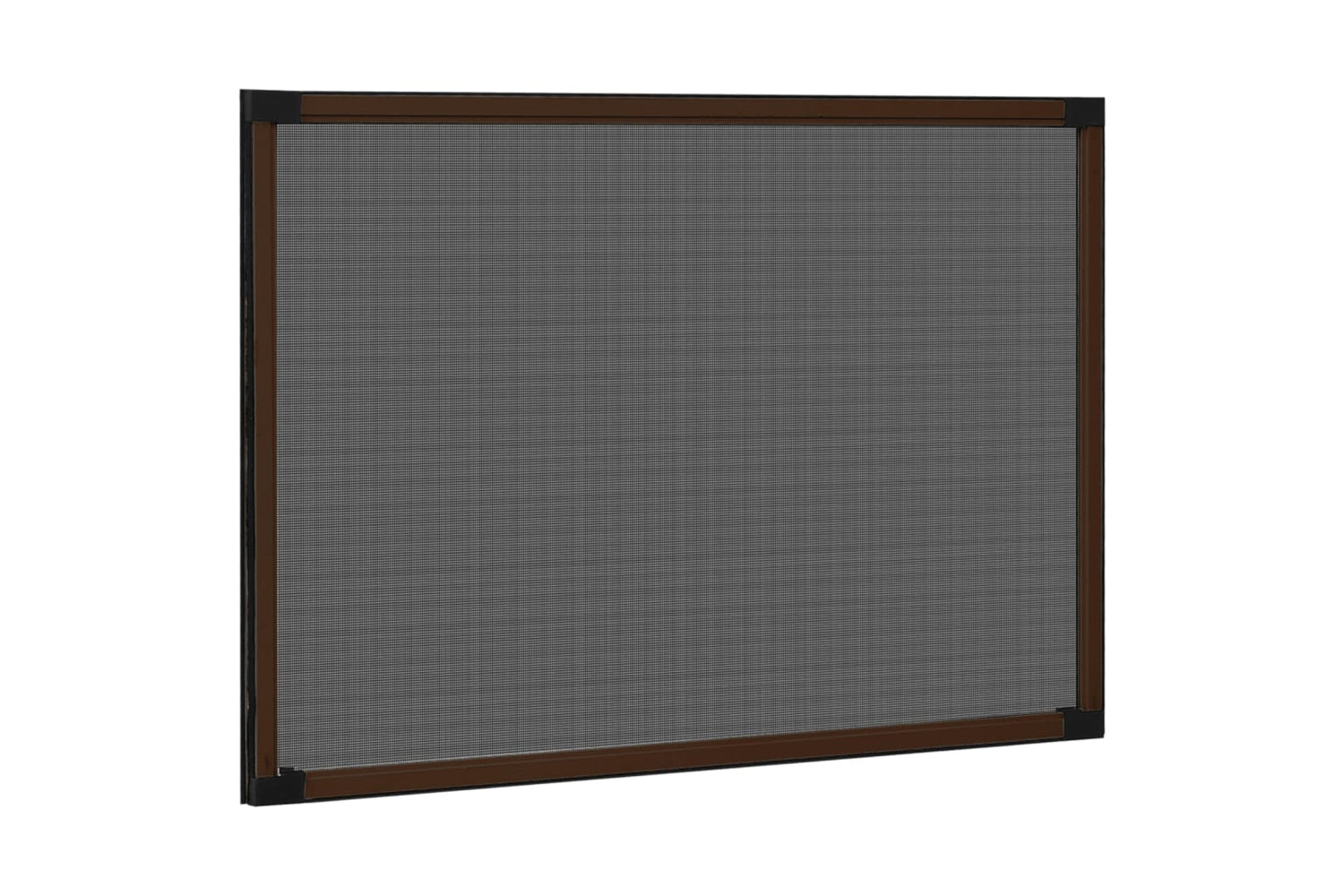 Vidaxl Extendable Insect Screen For Windows Brown-3