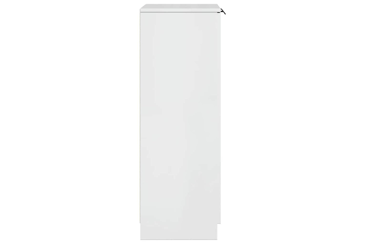 Vidaxl 811445 Shoe Cabinet High Gloss White 59x35x100 Cm Engineered Wood-4