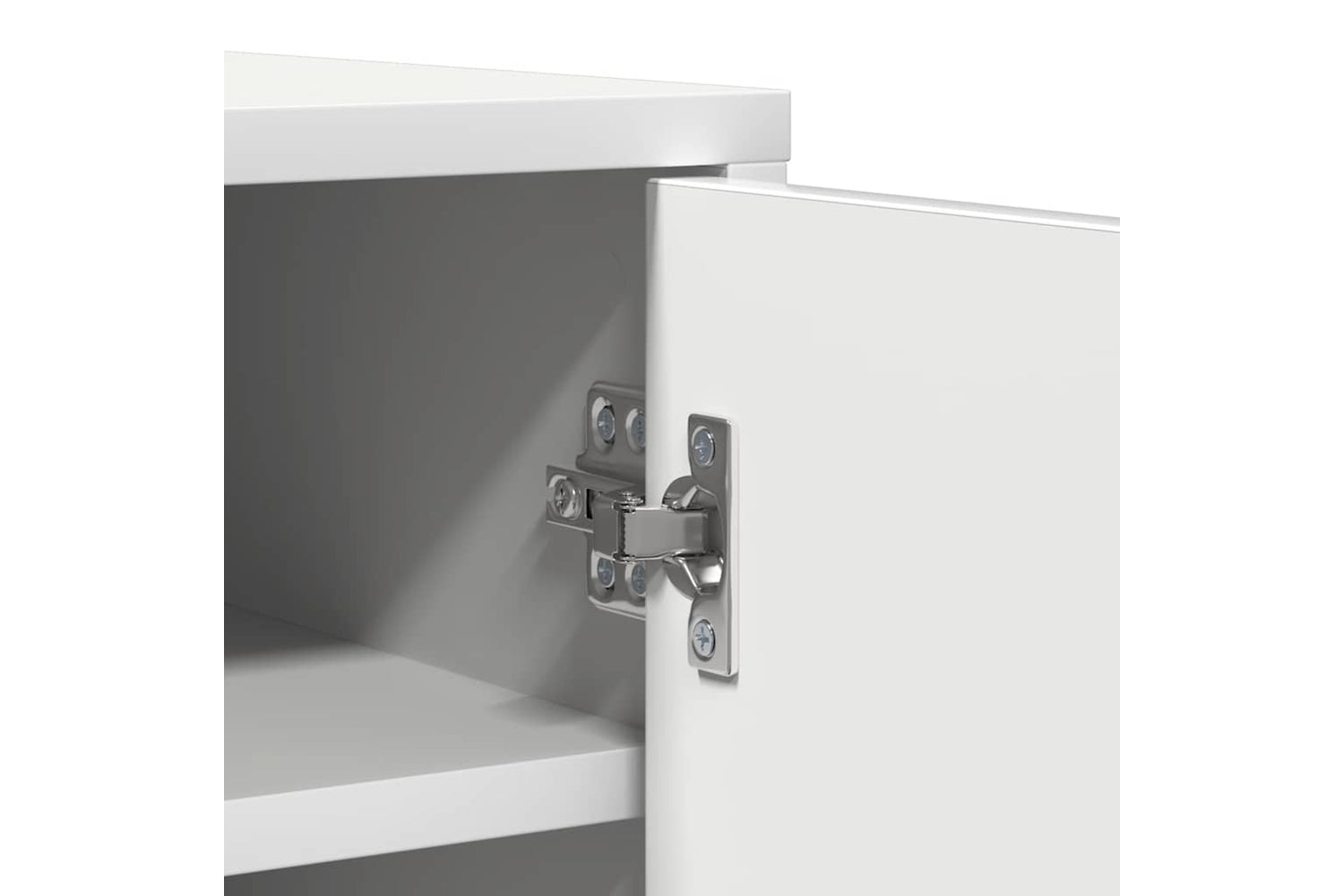 vidaXL Shoe Cabinet White 60x35x92cm Engineered Wood-7