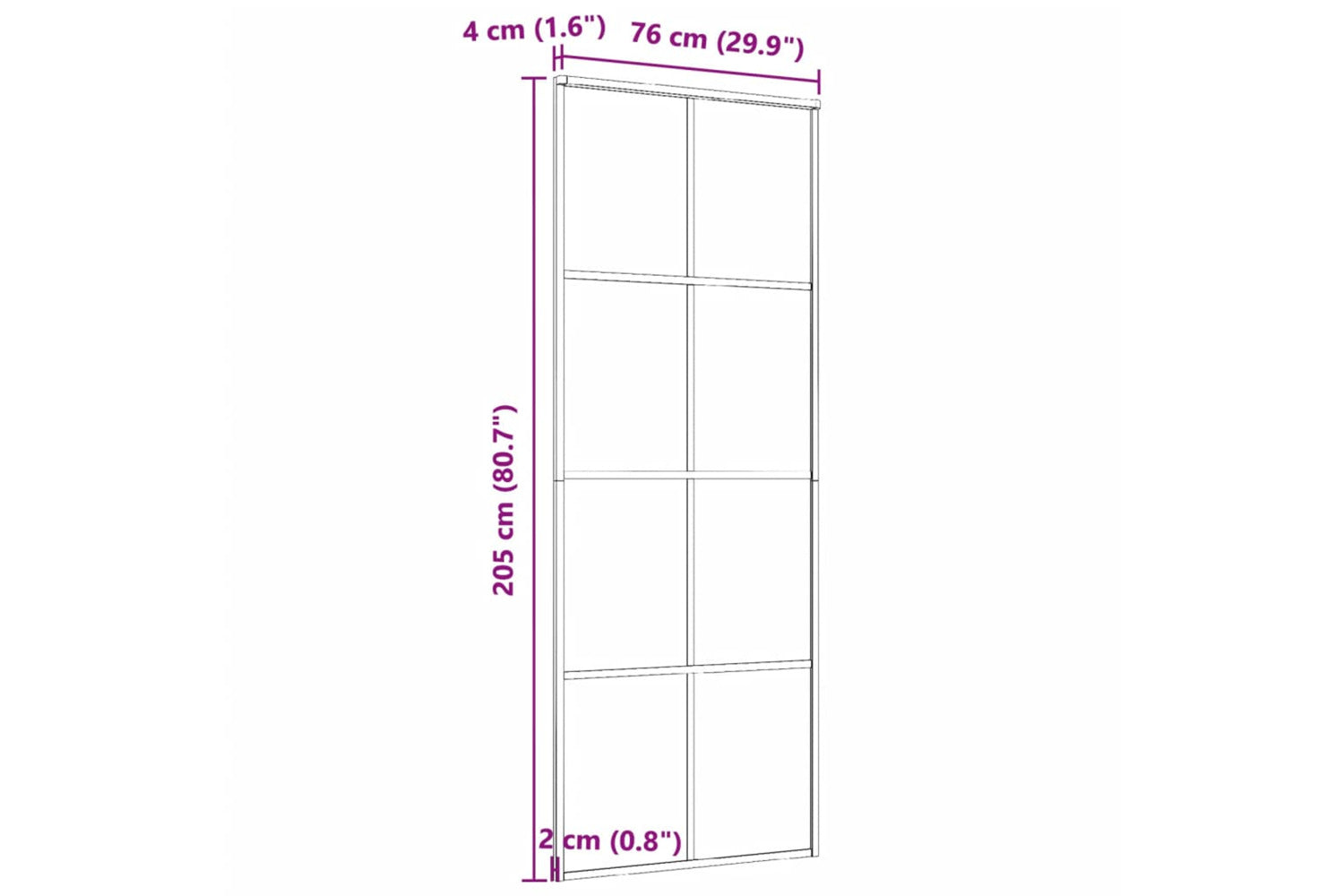 Vidaxl 288064 Sliding Door Aluminium And-5