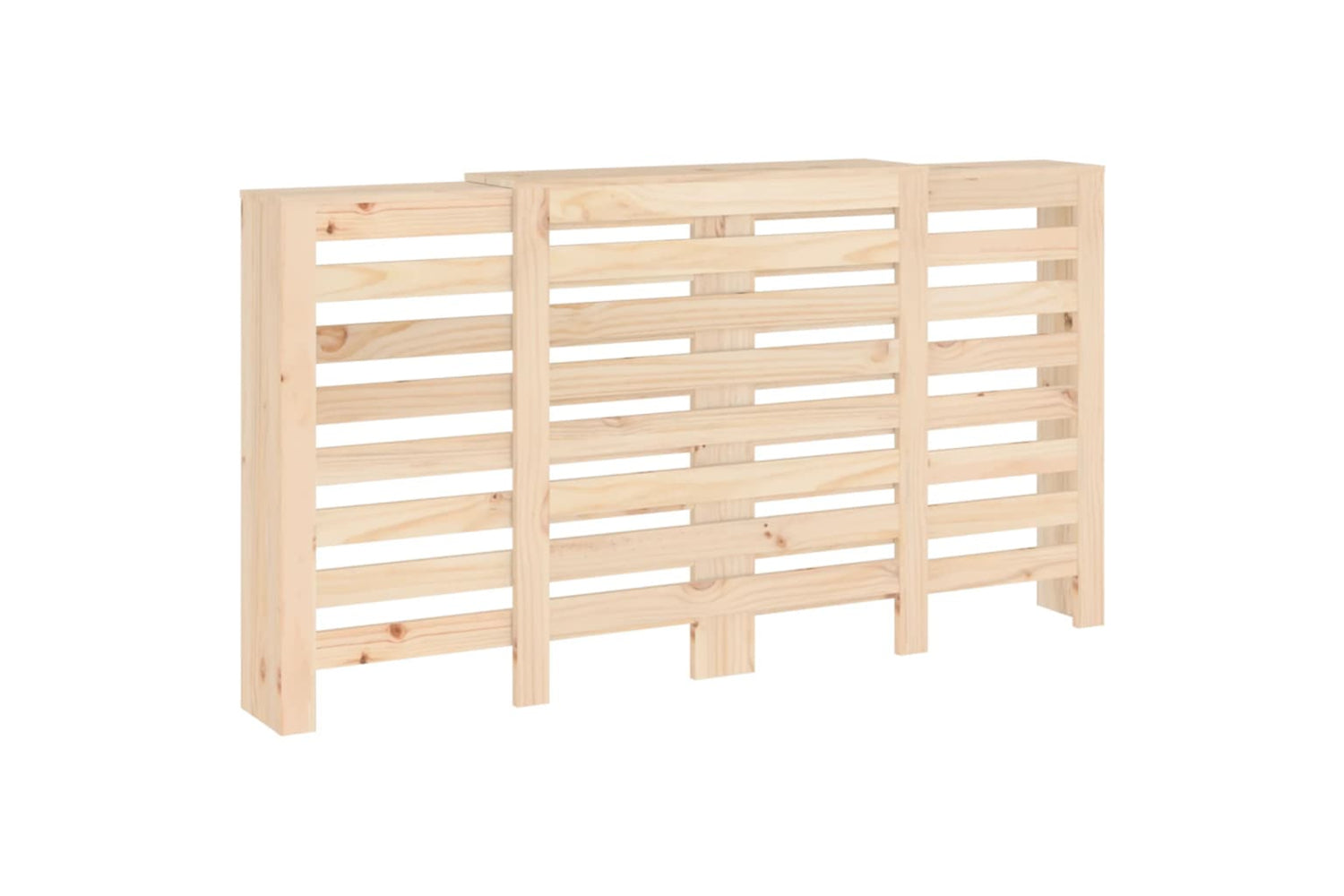 vidaXL 822611 Radiator Cover 210x21x85cm Solid Wood Pine-6