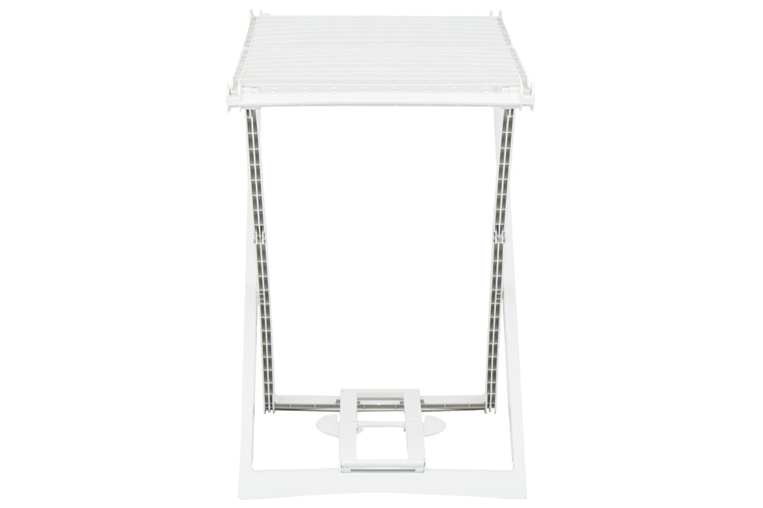 Vidaxl 48817 Folding Clothes Dry Rack White Plastic-3