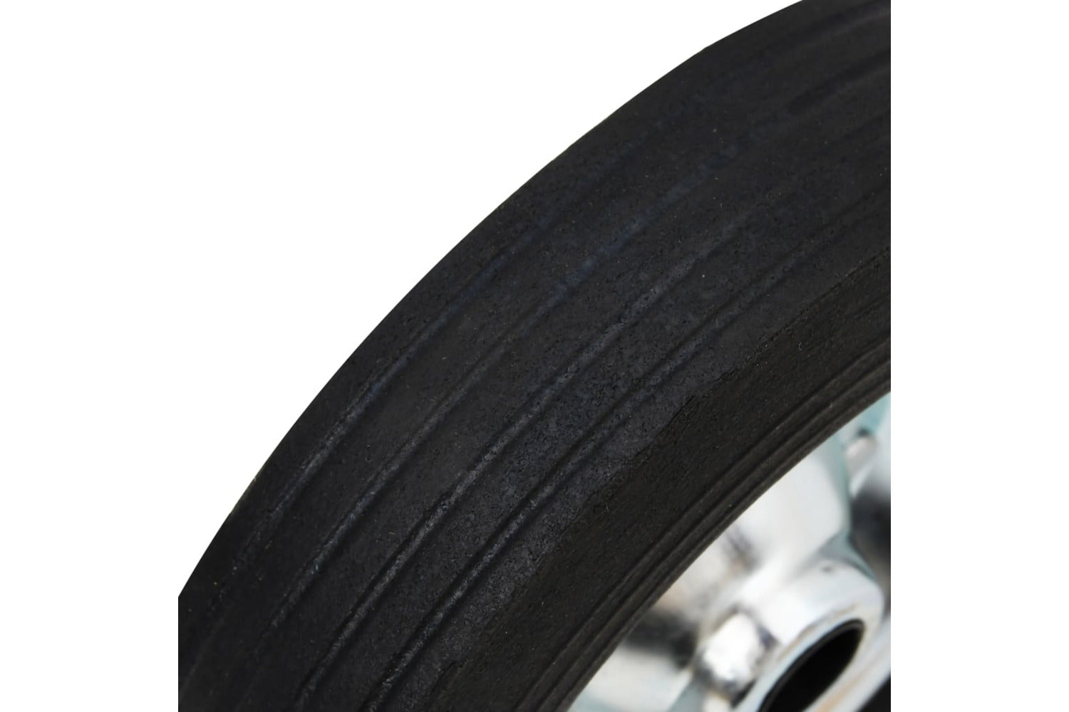 vidaXL Wheel For Jockey Wheel x 20x5cm Solid Rubber And Steel-5