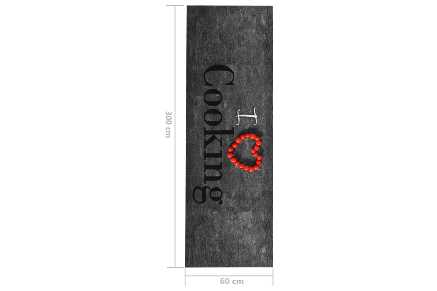vidaXL 315953 Kitchen Carpet Washable Cooking 60x300cm-5