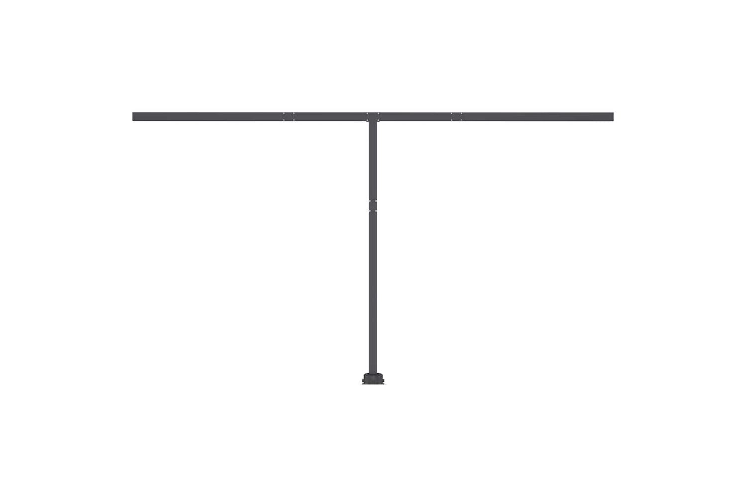 Vidaxl Manual Retractable Awning With Led 450x300 Cm Yellow And White-9
