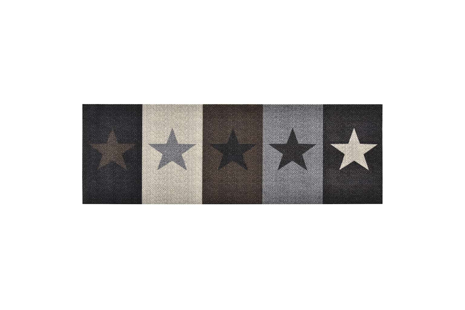 vidaXL 315962 Kitchen Carpet Washable Stars 60x180cm-2