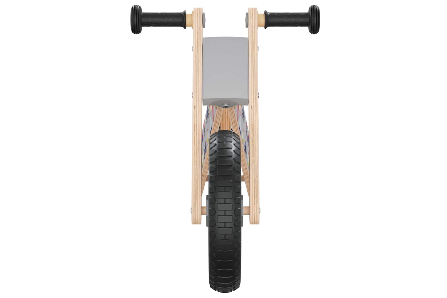 Vidaxl Balance Bike For Children Grey Printed-2
