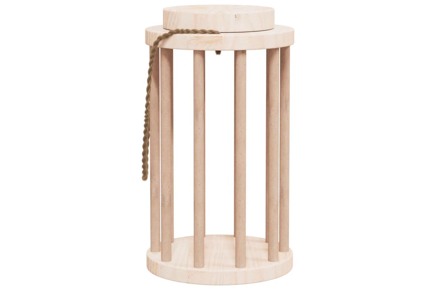 vidaXL 172421 Rabbit Hay Feeder ÃƒÂƒÃ‚Â˜15x25.5cm Solid Wood Fir-3