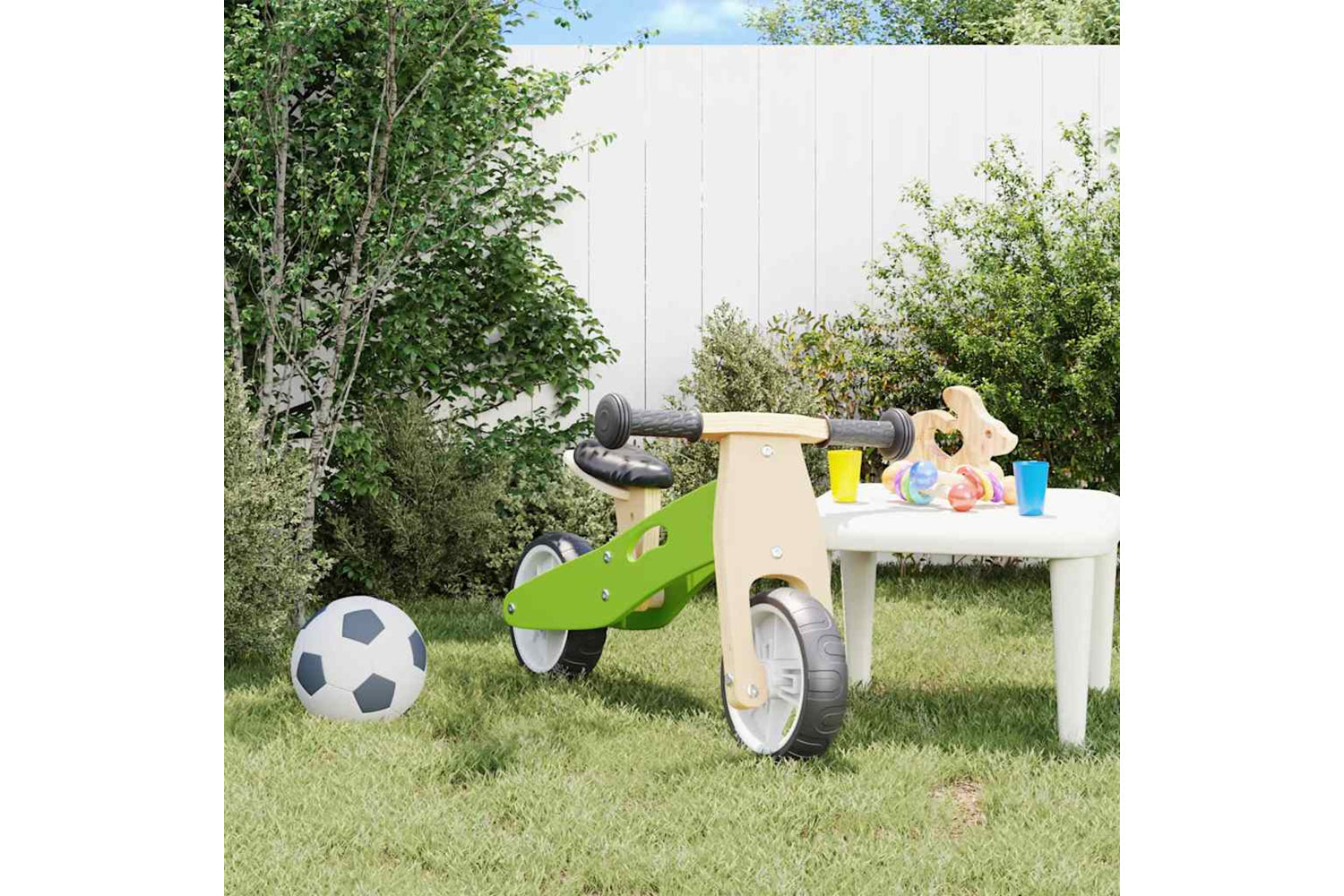 Vidaxl Balance Bike For Children 2-in-1 Green-2