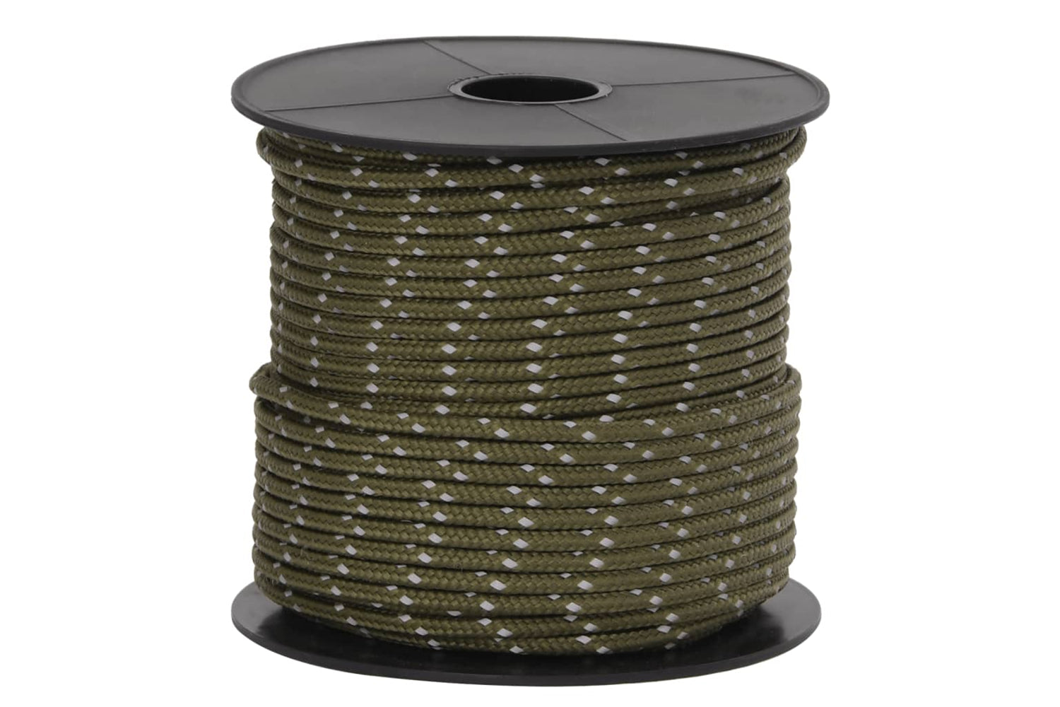 vidaXL 4008123 Tent Guy Rope With Reflective Strips And Spanners 50 M 4mm-4