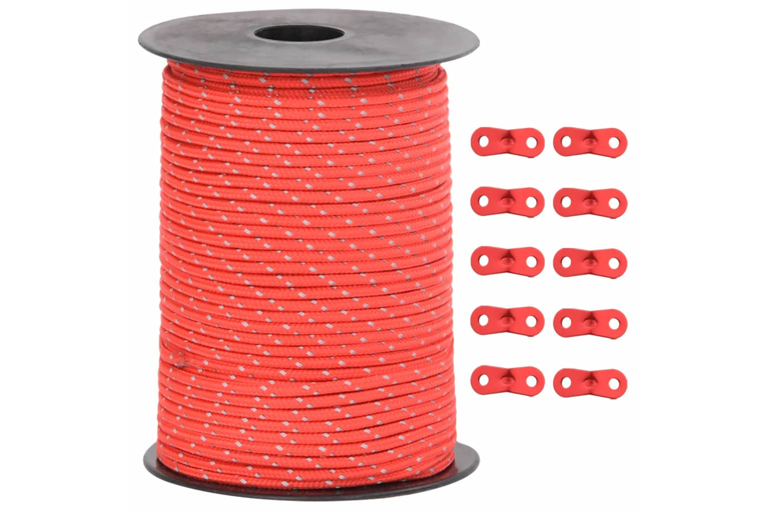 vidaXL 4008119 Tent Guy Rope With Reflective Strips And Spanners 50 M 3mm-2