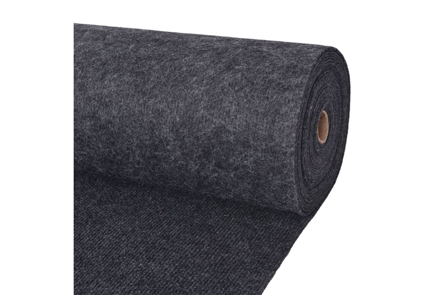 Vidaxl 287668 Exhibition Carpet Rib 1.2x10 M Anthracite