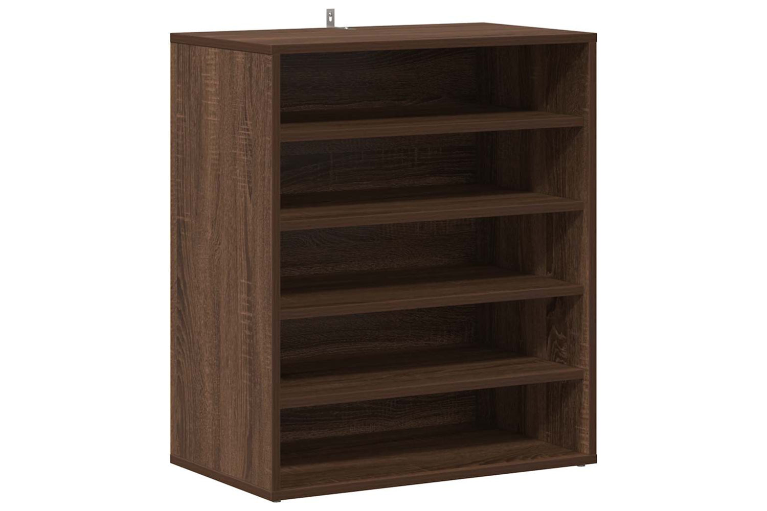 vidaXL 816016 Shoe Cabinet Brown Oak 60x35x70cm Engineered Wood