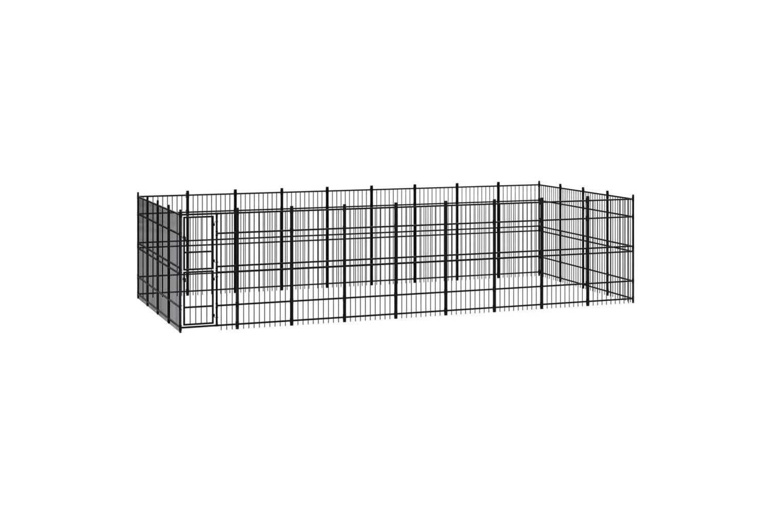 Vidaxl 3097987 Outdoor Dog Kennel Steel 33.18 M2