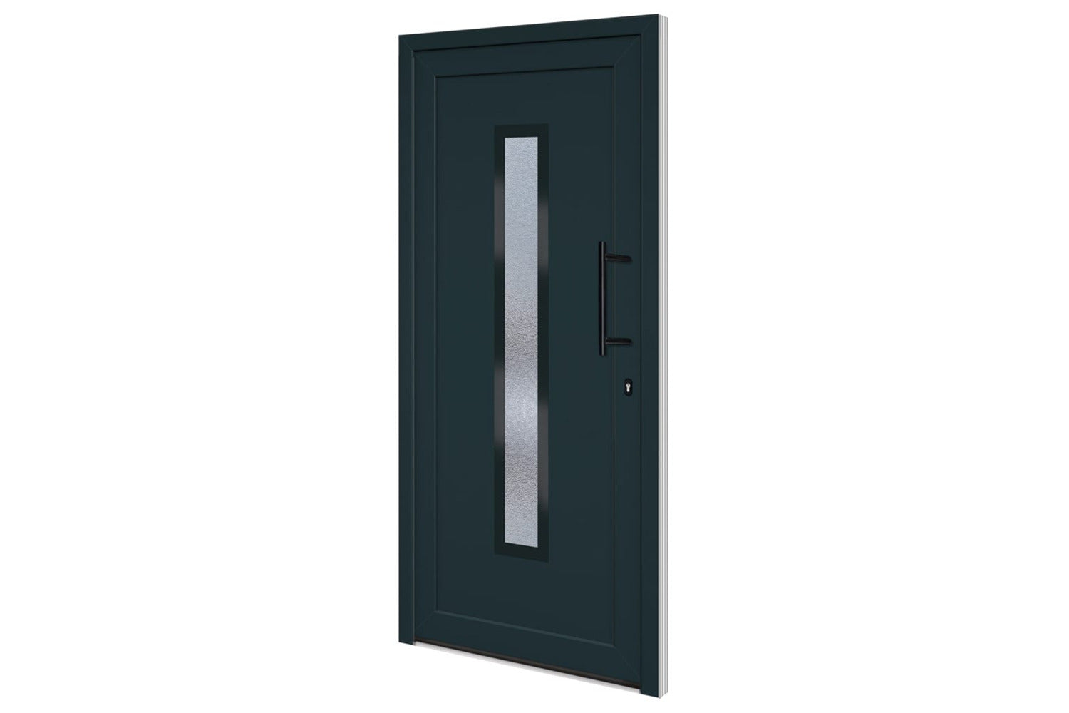 vidaXL 3157091 Front Door Anthracite 98x208cm Pvc-2