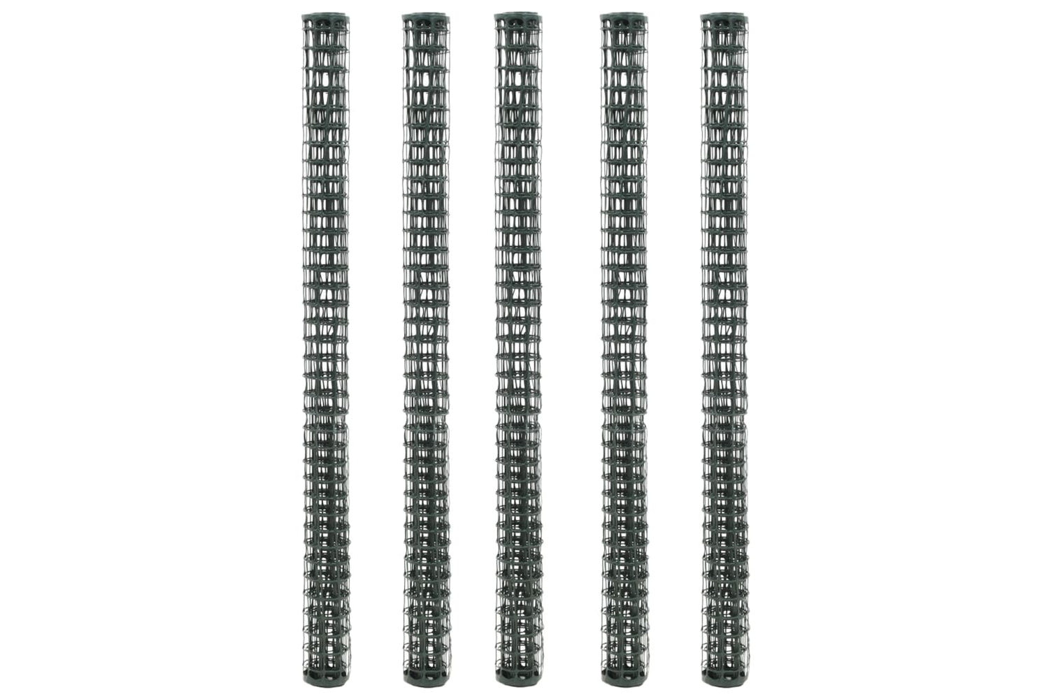Vidaxl 143891 Garden Fence Meshes 5 Pcs Hdpe 1x1.2 M Green