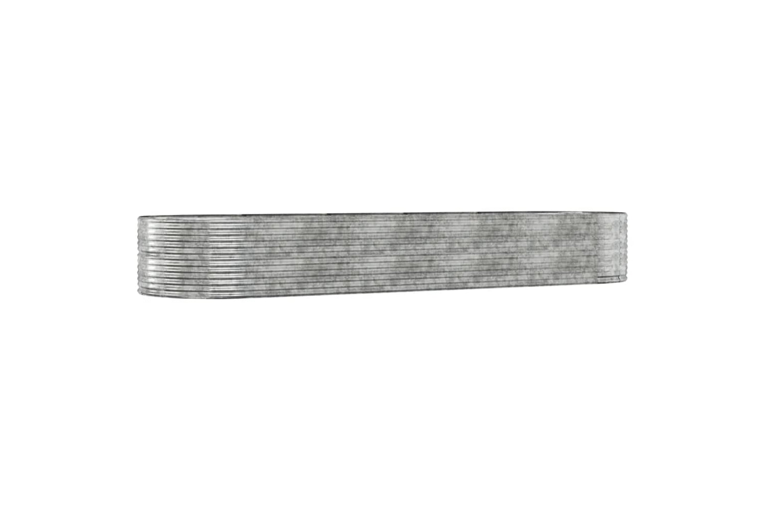 vidaXL 319112 Garden Raised Bed Silver 447x140x68cm Powder-coated Steel