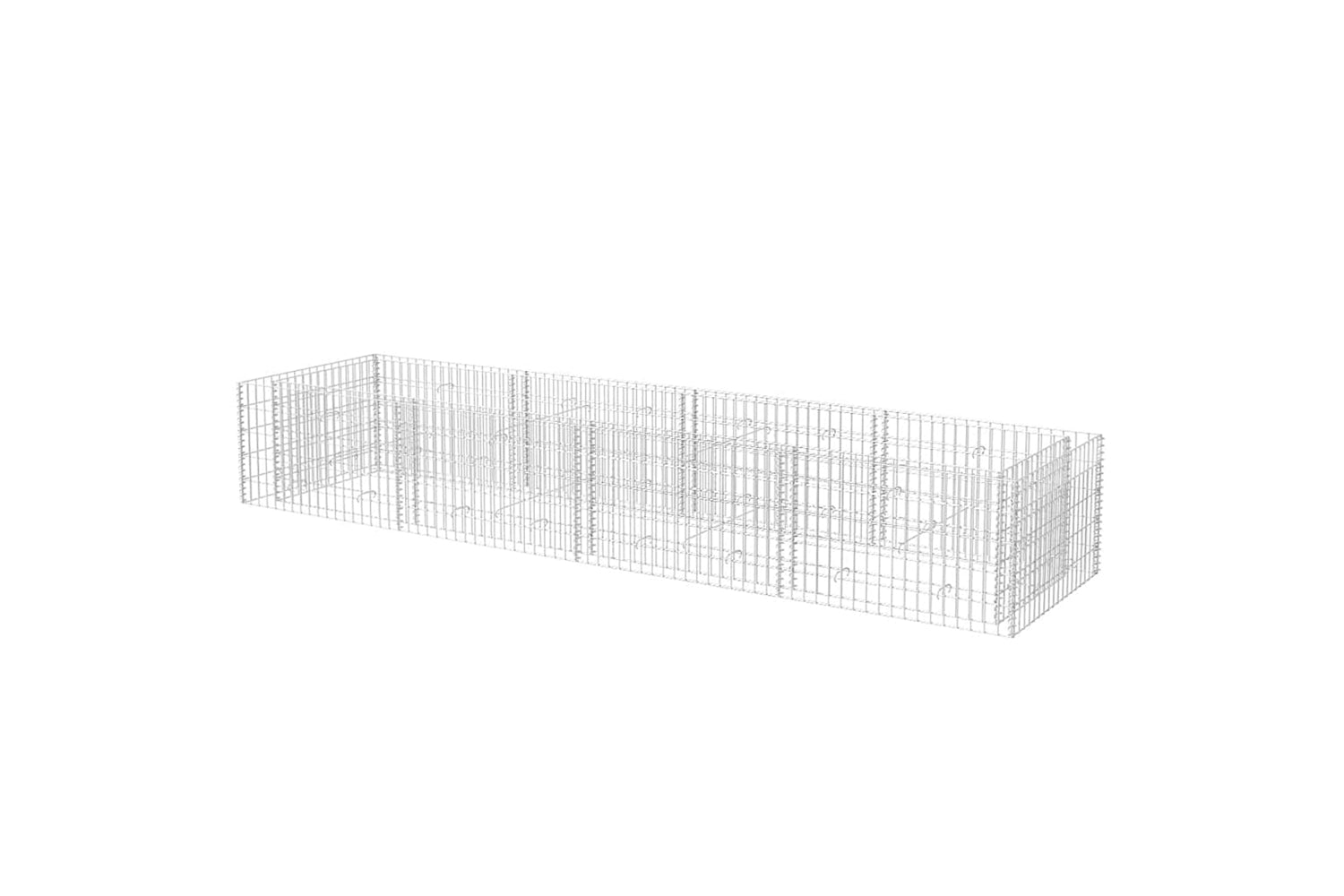 vidaXL 142555 Gabion Raised Bed Steel 360x90x50cm