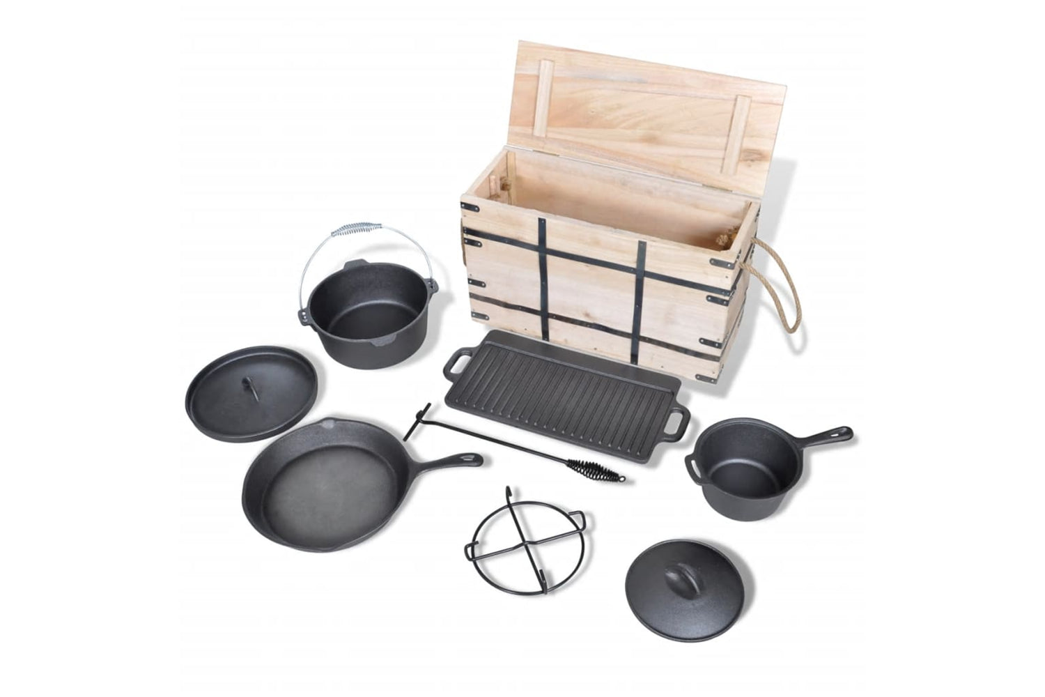 Vidaxl 40829 Dutch Oven Set 9pcs