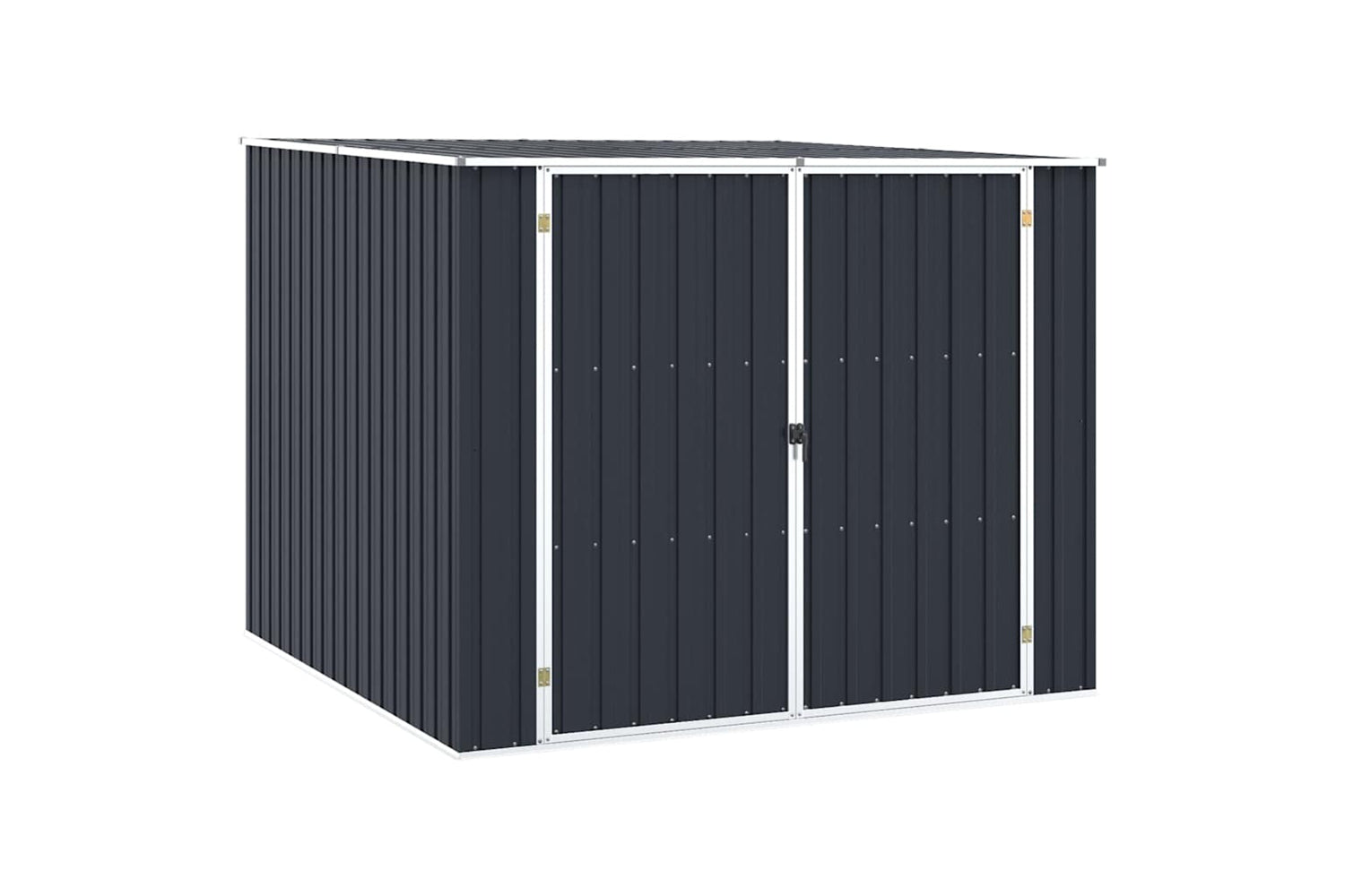 vidaXL 46255 Garden Shed Anthracite 195x198x159cm Galvanised Steel