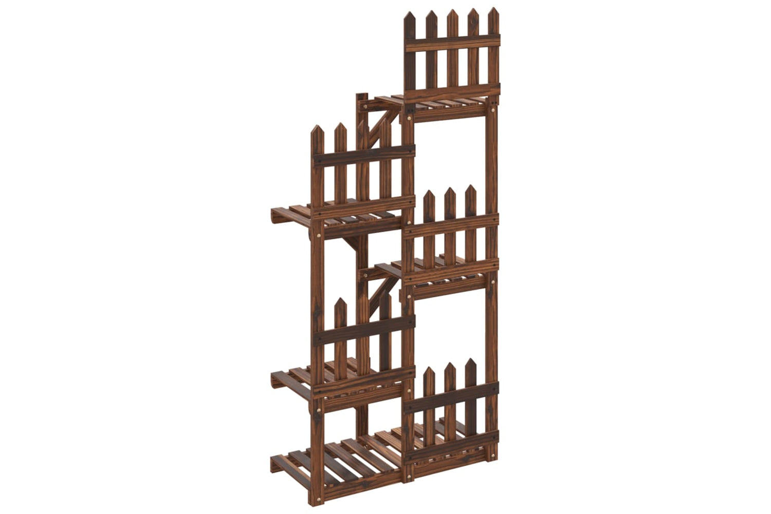 vidaXL 362873 Flower Stand 60x25x130cm Solid Wood Fir