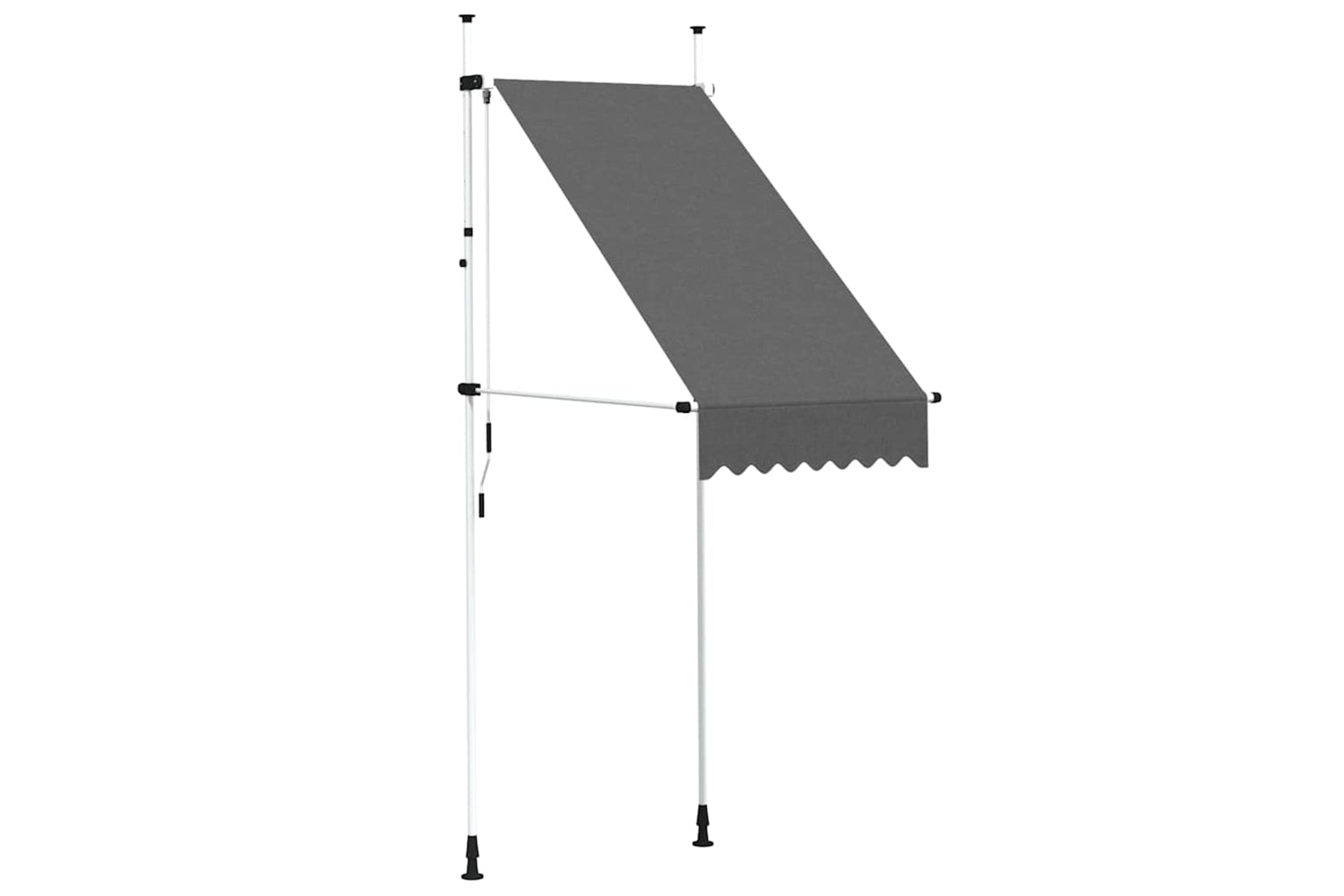 vidaXL 145832 Manual Retractable Awning 100cm Anthracite