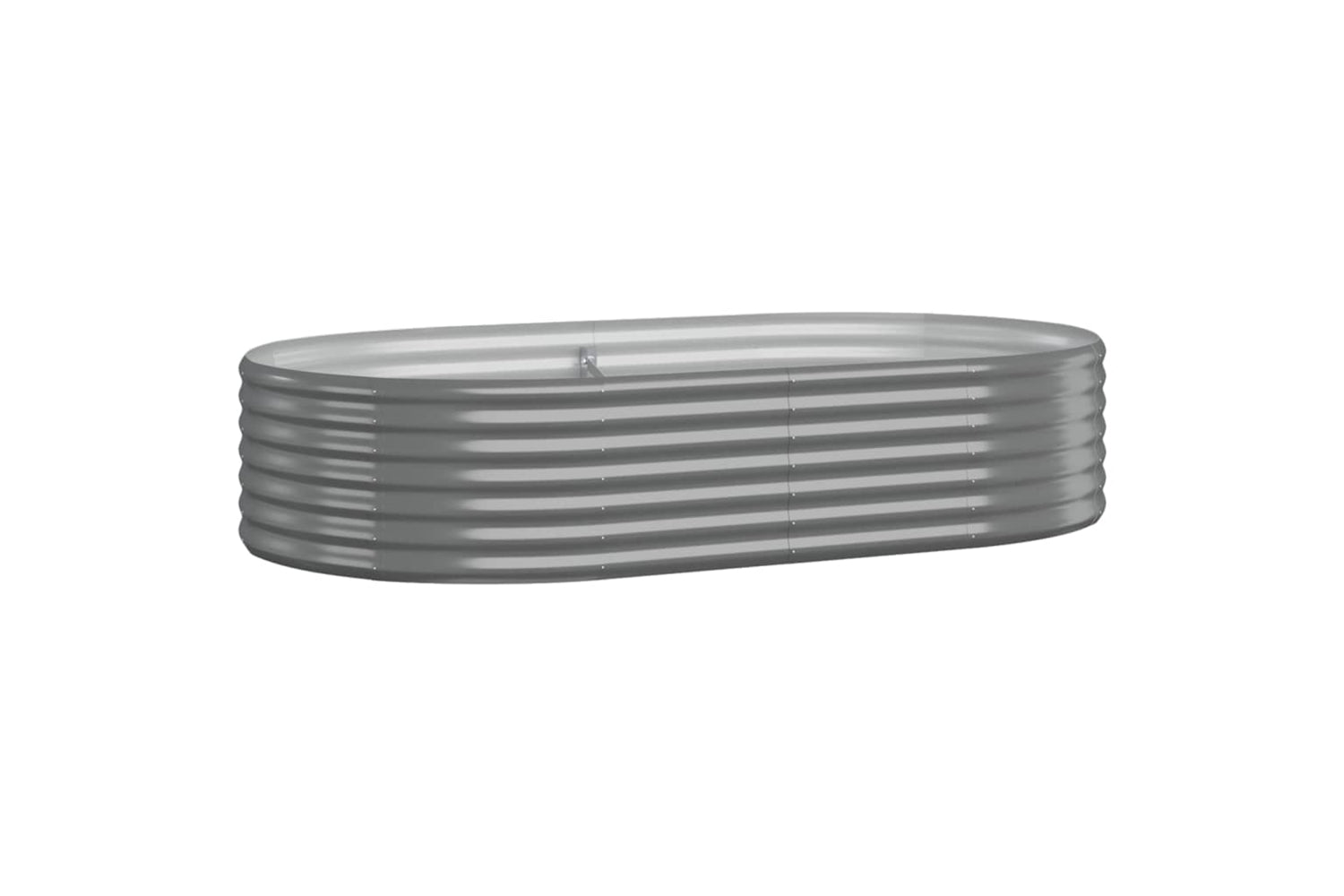 vidaXL 318989 Garden Raised Bed Powder-coated Steel 175x100x36cm Grey