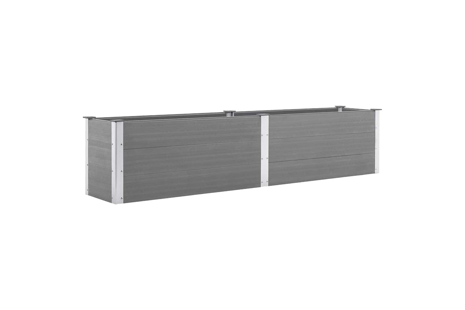 vidaXL 49057 Garden Raised Bed 250x50x54cm Wpc Grey
