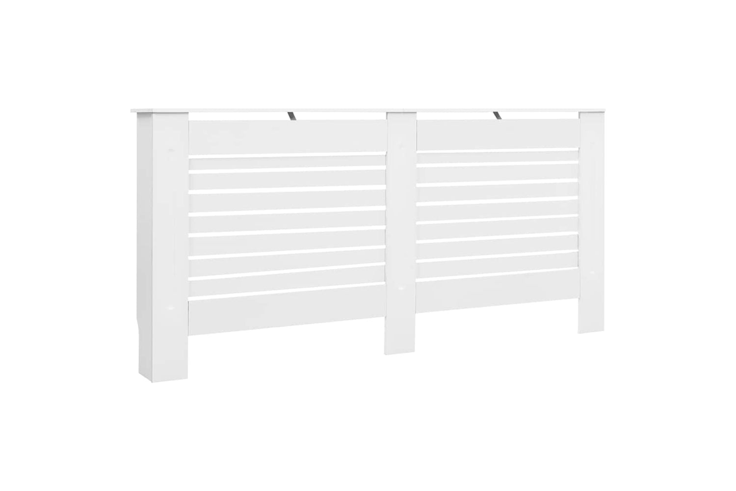 vidaXL Radiator Cover White 172x19x81.5cm Mdf